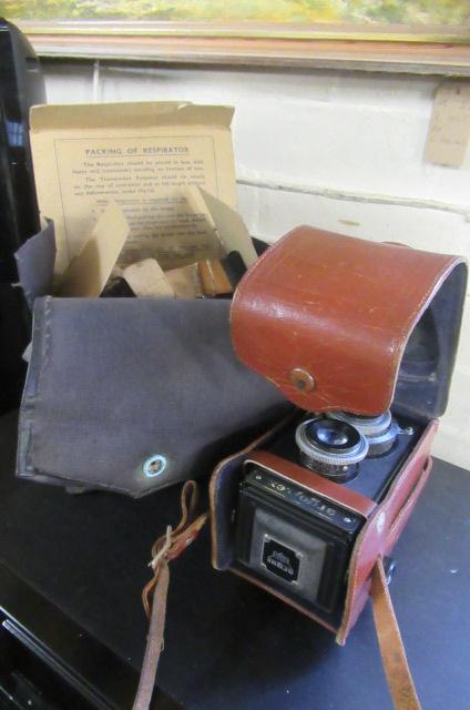 ARGUS CAMERA AND GAS MASK Image