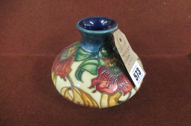 MOORCROFT FLORAL VASE Image