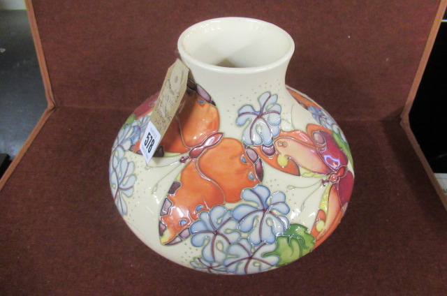 LARGE MOORCROFT BUTTERFLY VASE Image