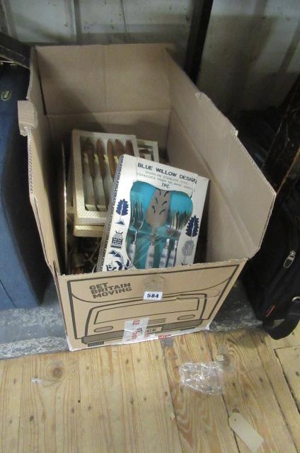 BOX OF CUTLERY ETC Image