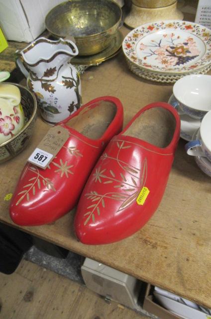 PAIR OF RED CLOGS Image