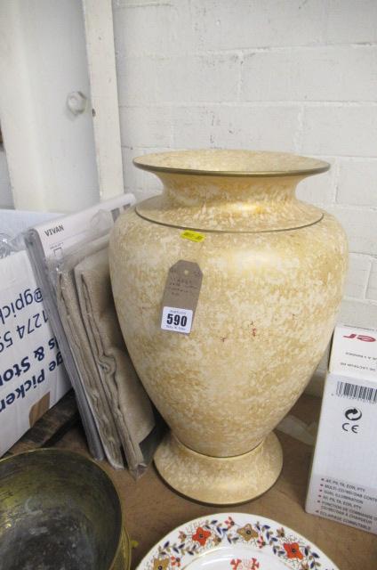 LARGE VASE  TOGETHER WITH NEW CURTAINS ETC Image