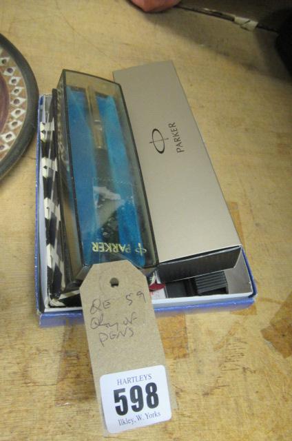 QUANTITY OF PENS INCLUDING PARKER Image