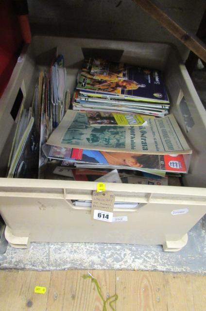 LARGE QUANTITY OF FOOTBALL PROGRAMMES Image
