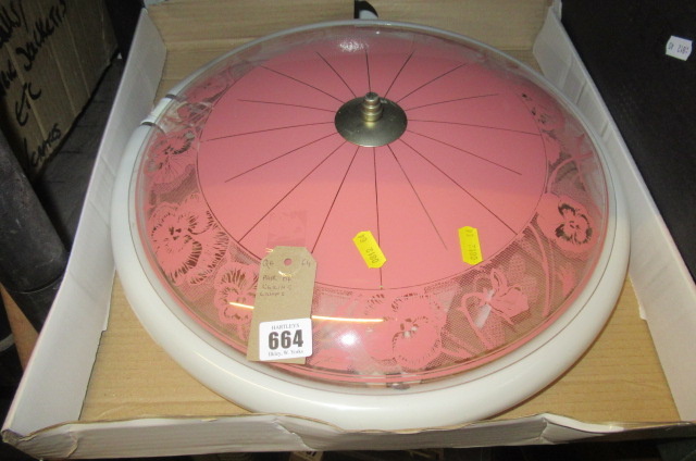 PAIR OF CEILING LAMPS Image