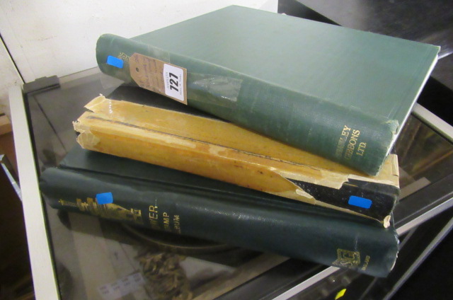 THREE ALBUMS OF WORLD AND COMMEMORATIVE STAMPS Image