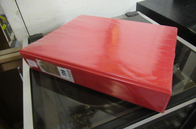 RED FOLDER OF GB STAMPS 1953-60 Image