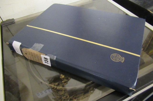 DARK BLUE STOCK BOOK OF STAMPS Image