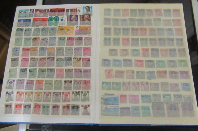BLUE STOCKBOOK OF WORLD STAMPS Image