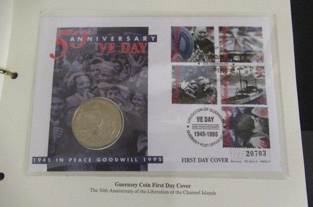 HISTORY OF WW2 FIRST DAY COVER  ALBUMS Image