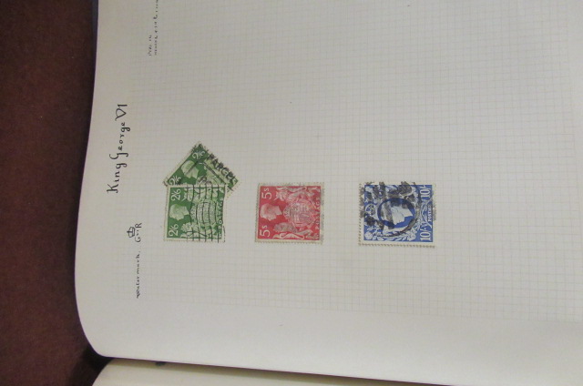 BLUE ALBUM OF GEORGE VI ERA MINT AND USED STAMPS Image