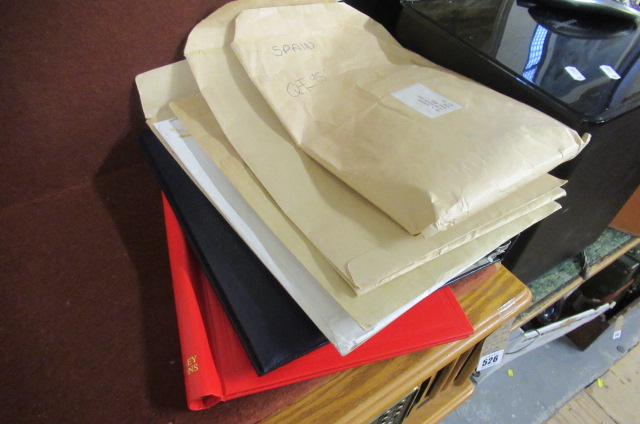 ENVELOPE OF STAMPS AND EMPTY ALBUM Image