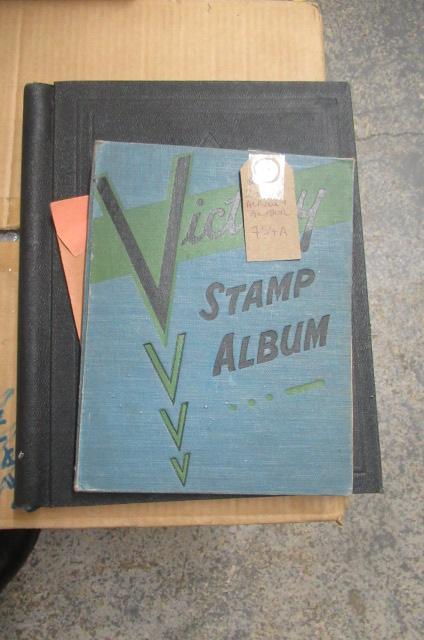 TWO STAMP ALBUMS AND ANOTHER Image
