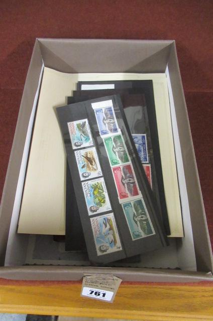 BOX OF MINT AND OTHER STAMPS Image