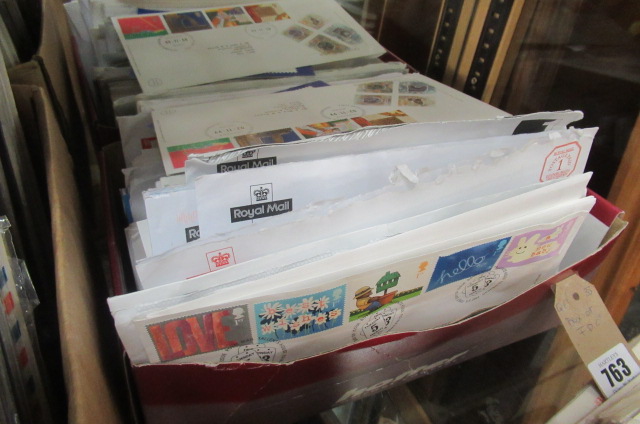 BOX OF FIRST DAY COVERS Image