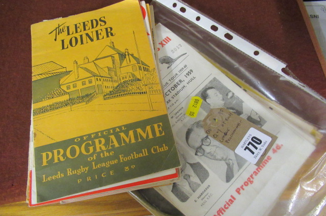 QUANTITY OF RUGBY LEAGUE PROGRAMMES Image