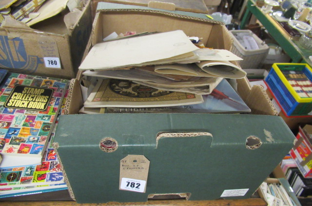 BOX OF EPHEMERA Image