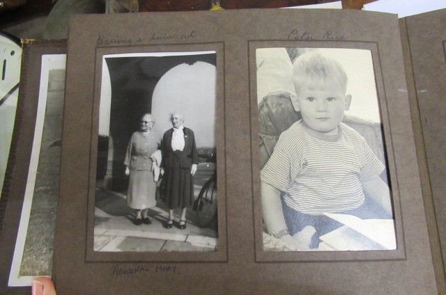 VINTAGE PHOTOGRAPH ALBUM AND PHOTOGRAPHS Image