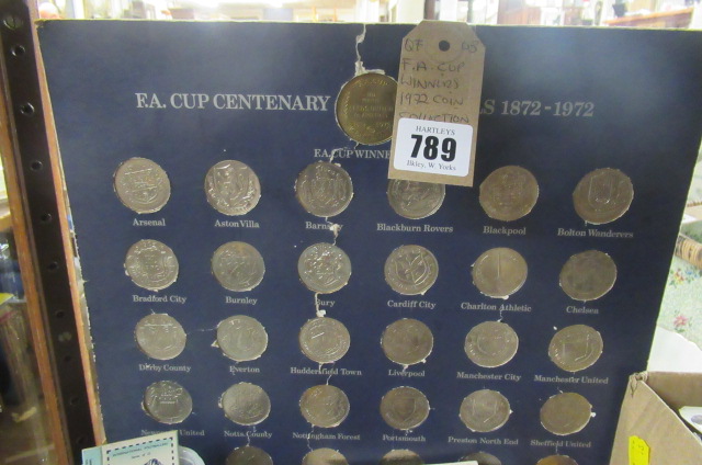 FA CUP WINNERS 1972 COIN COLLECTION Image