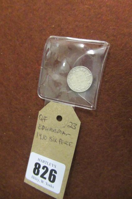EDWARDIAN 1810 SIXPENCE Image