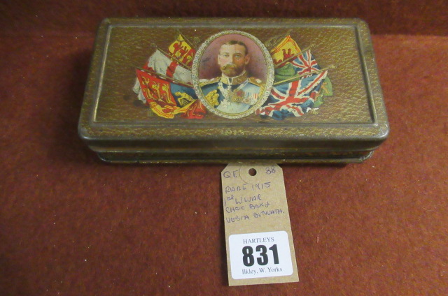 RARE 1915 WW1 CHOC BOX AND A MATCH STRIKE  Image