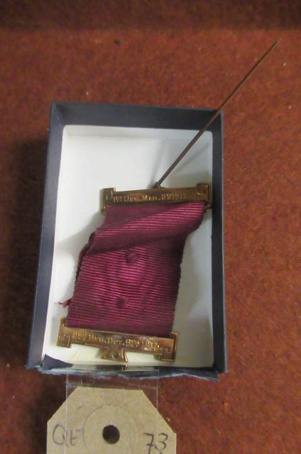 TWO 9CT GOLD MEDAL MOUNTS Image