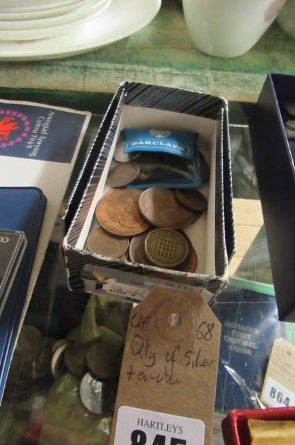 QUANTITY OF SILVER AND OTHER COINS Image