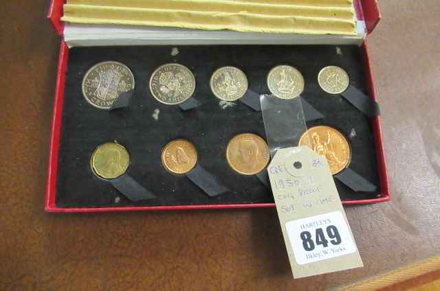 1950 NINE COIN PROOF SET Image