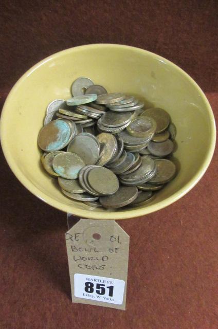 BOWL OF WORLD COINS Image