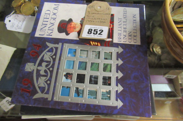 THREE UNCIRCULATED COIN COLLECTIONS Image