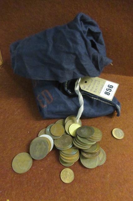 BAG OF MAINLY BRITISH COINS Image