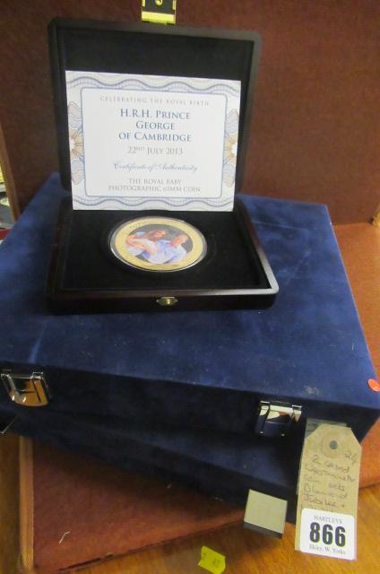 TWO CASED WESTMINSTER COIN SETS DIAMOND JUBILEE AND WW2 ETC Image