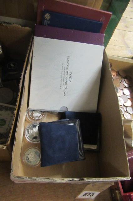 TEN SILVER COMMEMORATIVE COIN SETS Image