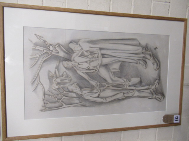 PENCIL AND WASH BY IRIS HARDCASTLE Image