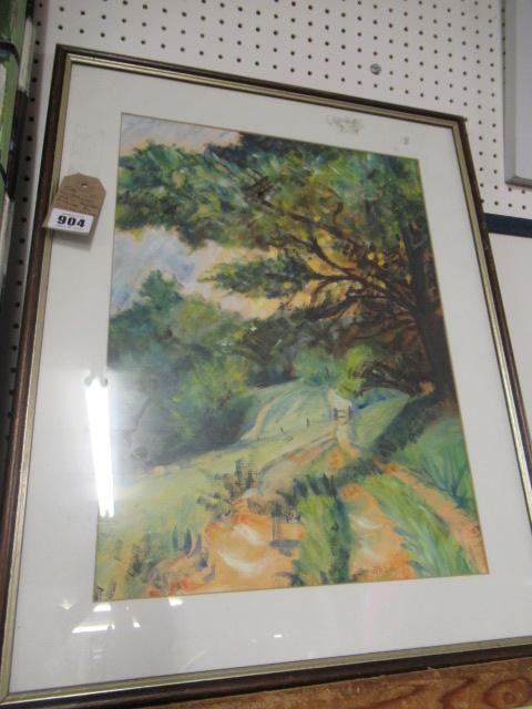 UNFRAMED OIL AND A FRAMED PICTURE BY JUDITH STAPLES  FRAMED ORIGINAL Image