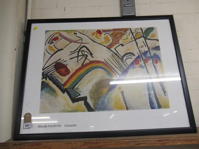 PAIR OF KANDINSKI PRINTS FRAMED Image