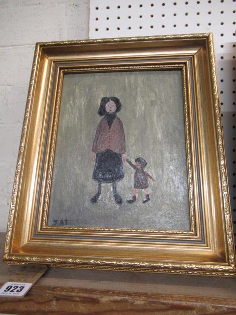 OIL ON BOARD  BY    AJ  TRUEMAN Image