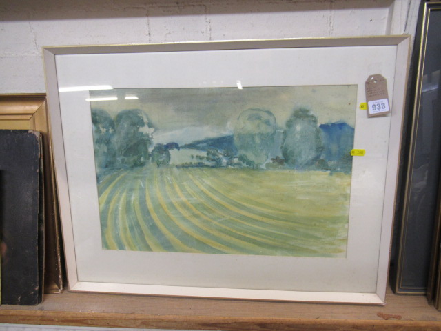 PAIR OF WATERCOLOUR ABSTRACTS Image