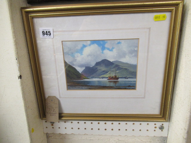 SMALL FRAMED WATERCOLOUR  ISLE OF SKYE BY D ROTHWELL BAILEY Image