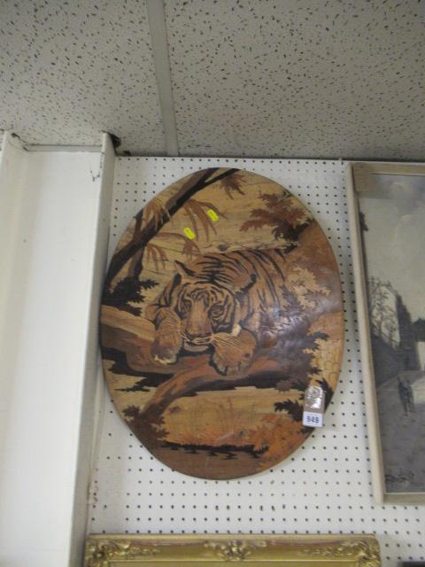MARQUETRY TIGER PICTURE Image