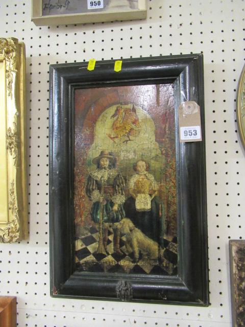 FRAMED OIL ON BOARD Image