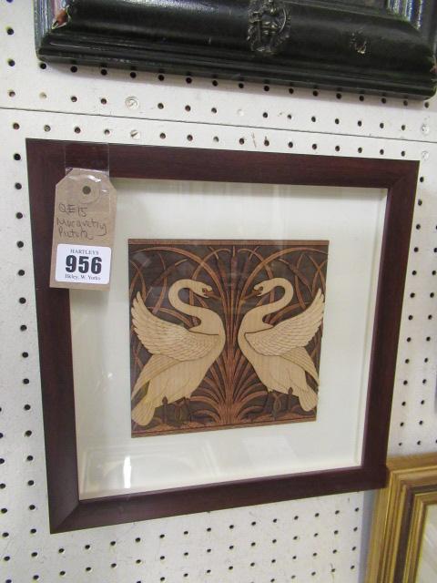 MARQUETRY SWAN PICTURE Image