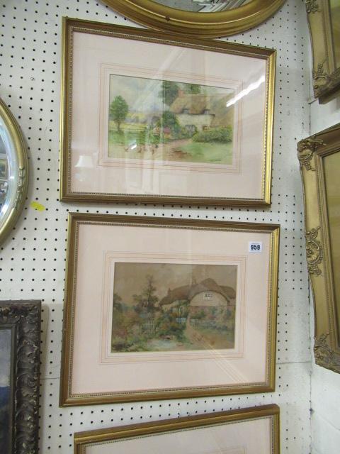 PAIR OF C H CLIFFORD BARLOW WATERCOLOURS Image