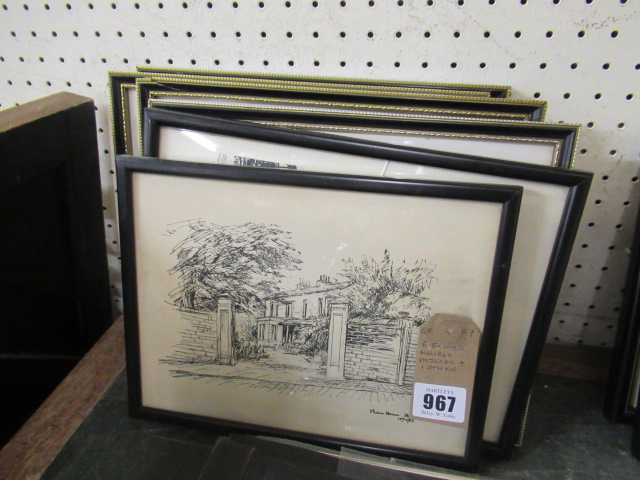 SIX FRAMED HALIFAX PICTURES AND ANOTHER Image