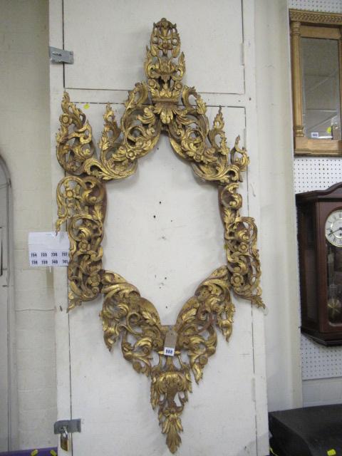 CARVED GILT WOOD INDIAN FRAME Image