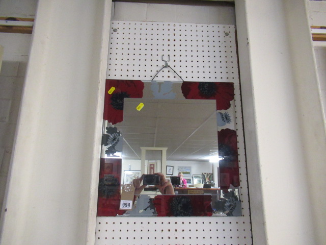 FLOWER DECORATED MIRROR Image