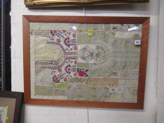 FRAMED PATCHWORK PICTURE Image