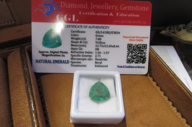 7.80 CARAT NATURAL EMERALD Image