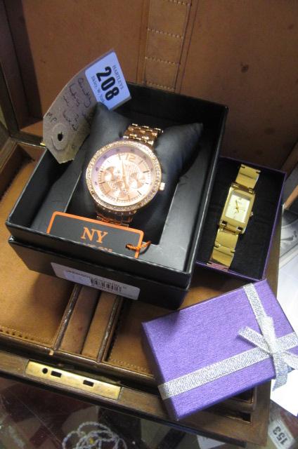 TWO BOXED LADIES WRIST WATCHES IN WORKING ORDER Image