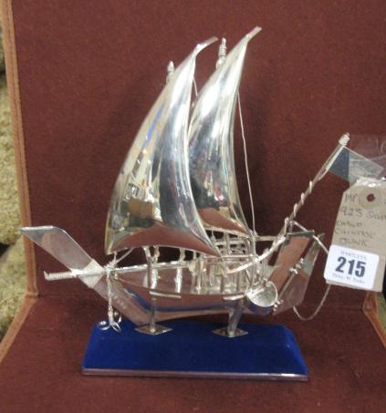 SILVER CHINESE BOAT Image
